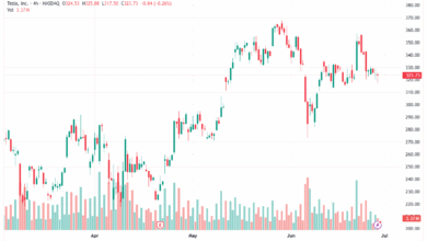تحليل سهم تسلا الفني TSLA 30-6-2025