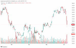 تحليل سهم تسلا الفني TSLA-6-6-2025