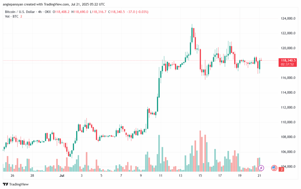 تحليل البتكوين دولار BTCUSD-21-7-2025