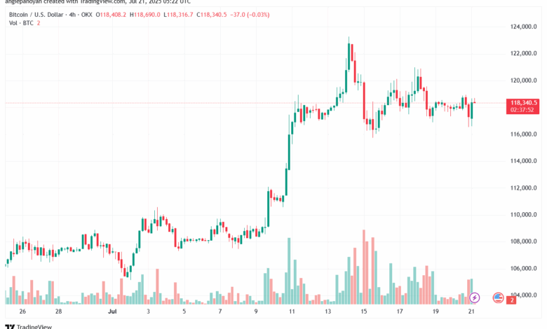 تحليل البتكوين دولار BTCUSD-21-7-2025