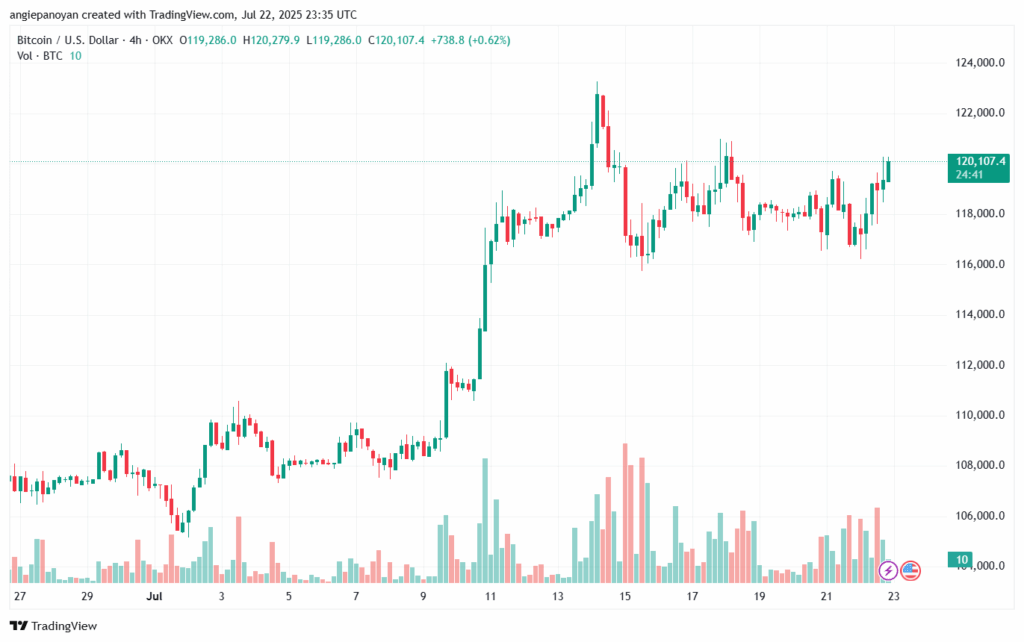 تحليل البتكوين دولار BTCUSD-23-7-2025