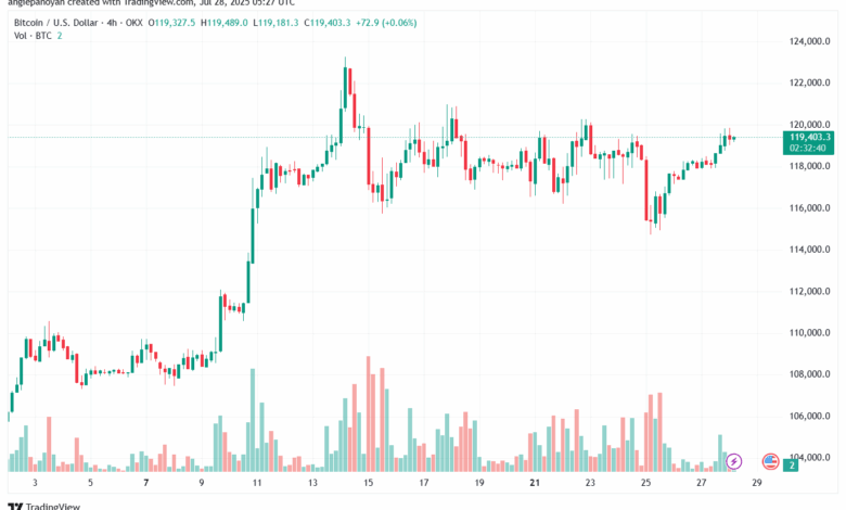 تحليل البتكوين دولار BTCUSD-28-7-2025