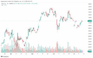 تحليل سهم تسلا الفني TSLA 15-7-2025
