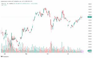 تحليل سهم تسلا الفني TSLA 23-7-2025