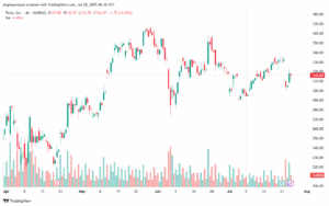 تحليل سهم تسلا الفني TSLA 28-7-2025
