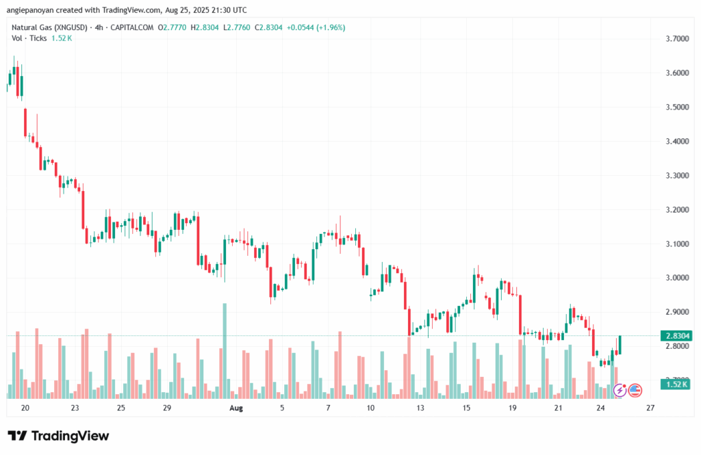 تحليل الغاز الطبيعي NATURAL GAS 26-8-2025