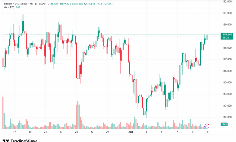 تحليل البتكوين دولار BTCUSD-11-8-2025