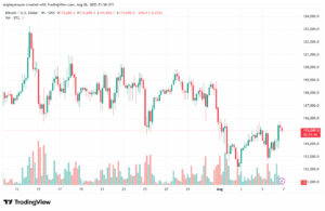 تحليل البتكوين دولار BTCUSD-7-8-2025