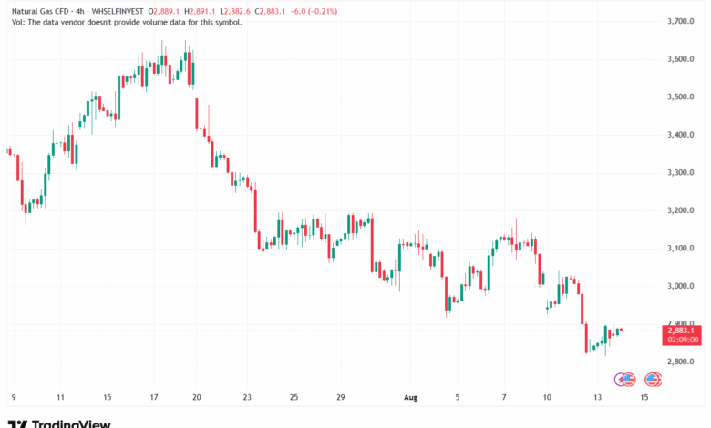 تحليل الغاز الطبيعي NATURAL GAS 14-8-2025