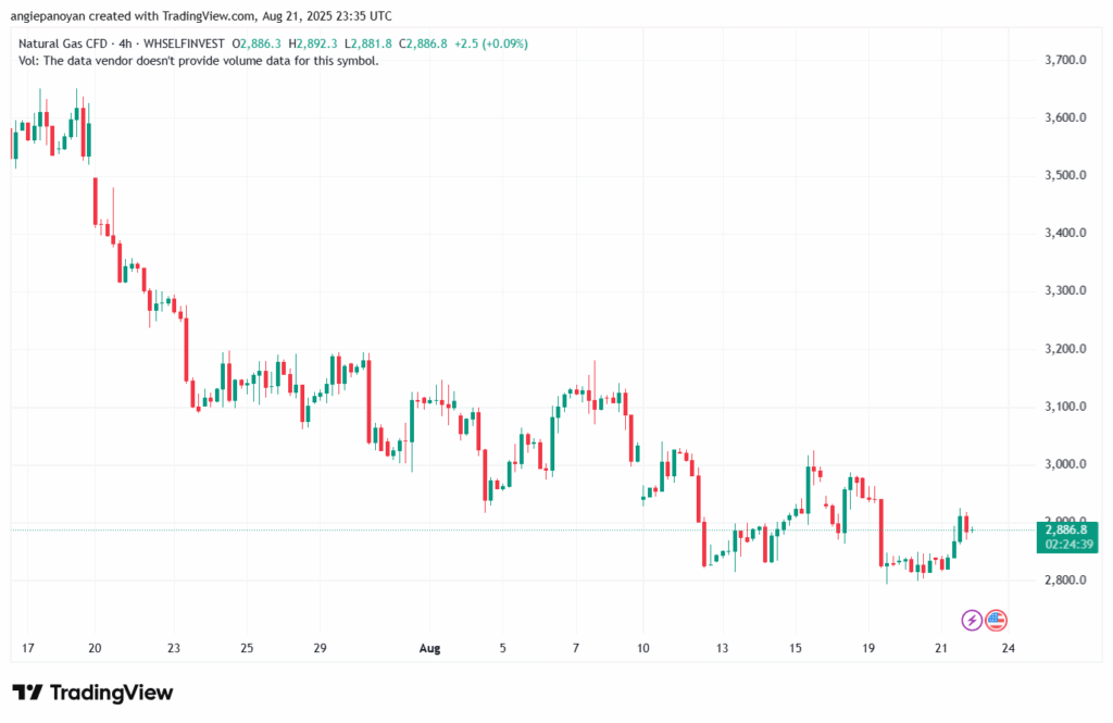 تحليل الغاز الطبيعي NATURAL GAS 22-8-2025