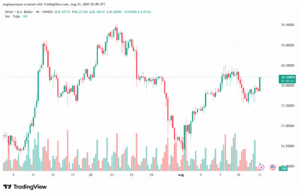 تحليل الفضة 13-8-2025 SILVER XAGUSD