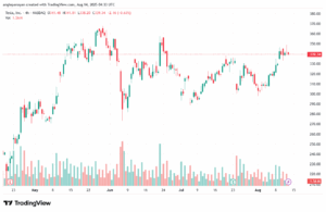 تحليل سهم تسلا الفني TSLA 14-8-2025