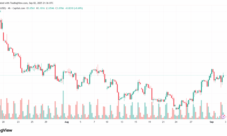 تحليل الغاز الطبيعي NATURAL GAS 03-9-2025