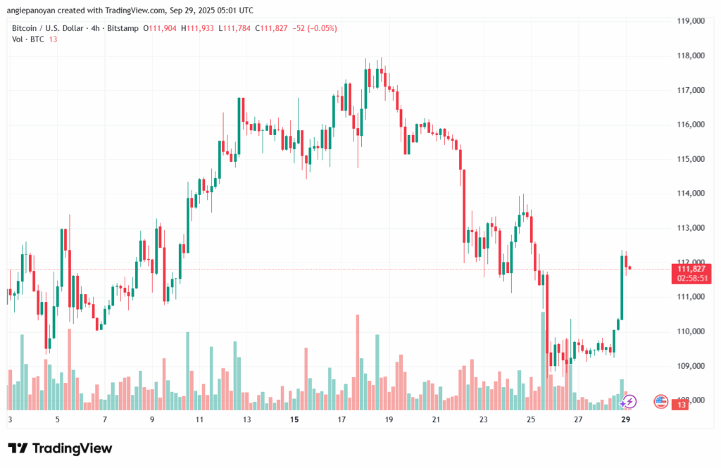 تحليل البتكوين دولار BTCUSD-29-9-2025