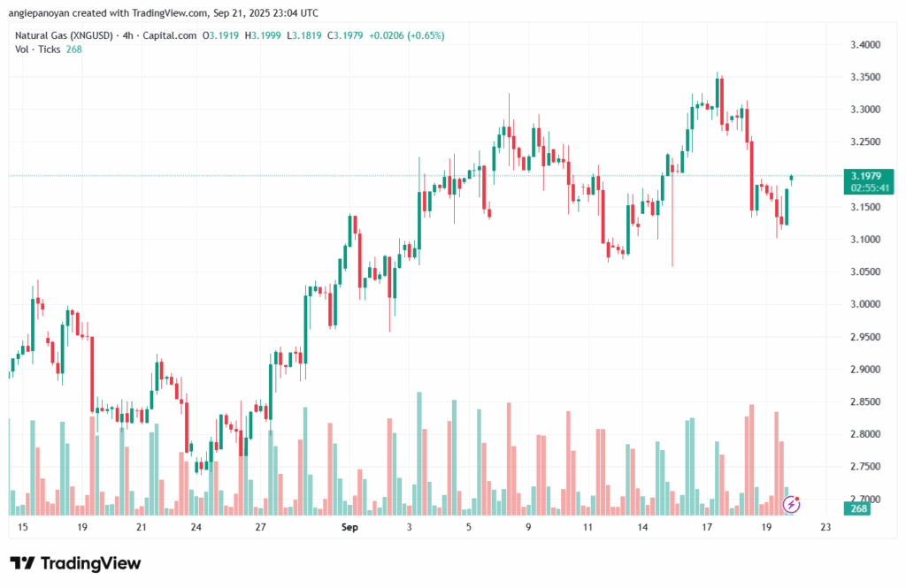 تحليل الغاز الطبيعي NATURAL GAS 22-9-2025