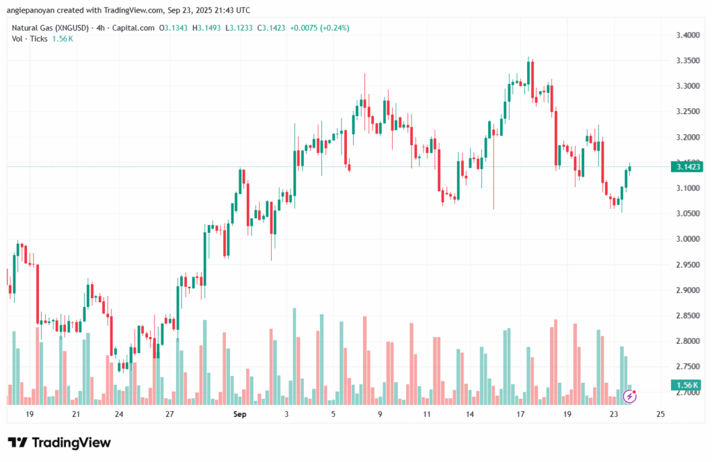 تحليل الغاز الطبيعي NATURAL GAS 24-9-2025