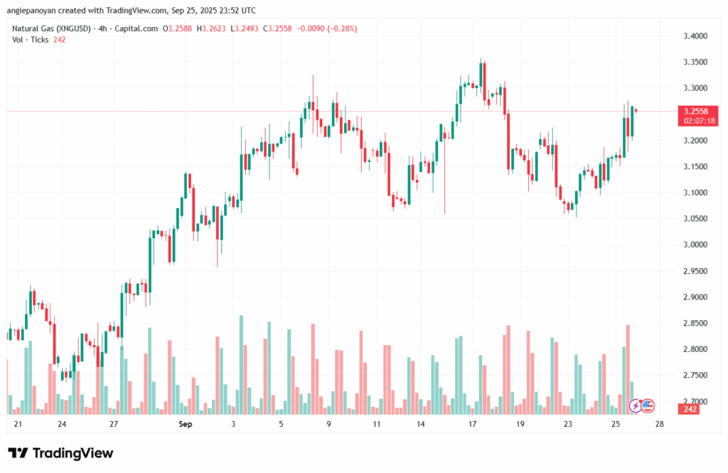 تحليل الغاز الطبيعي NATURAL GAS 26-9-2025