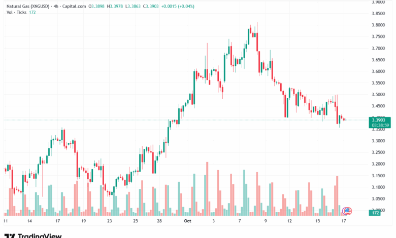 تحليل الغاز الطبيعي NATURAL GAS 17-10-2025