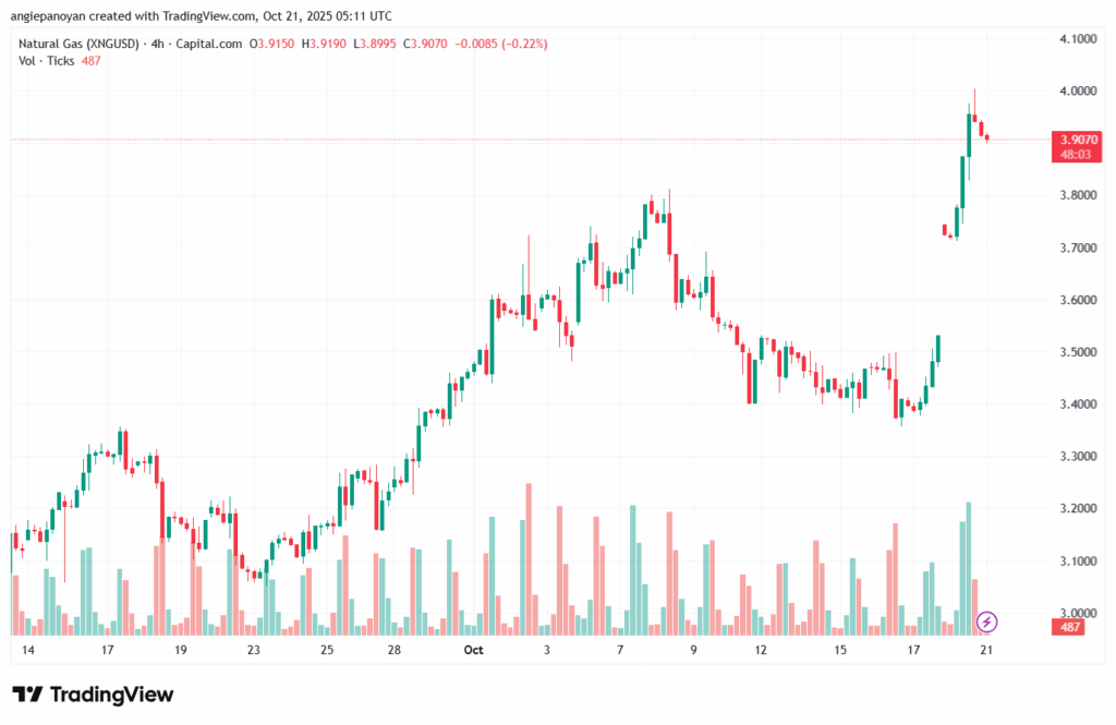 تحليل الغاز الطبيعي NATURAL GAS 21-10-2025