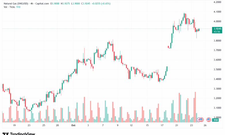 تحليل الغاز الطبيعي NATURAL GAS 24-10-2025
