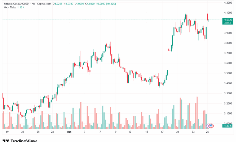 تحليل الغاز الطبيعي NATURAL GAS 27-10-2025