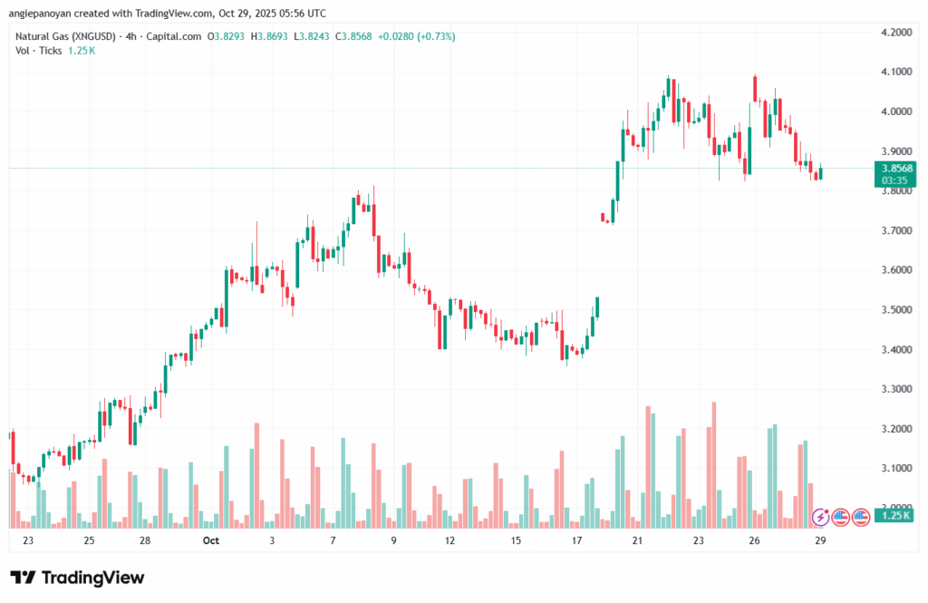 تحليل الغاز الطبيعي NATURAL GAS 29-10-2025