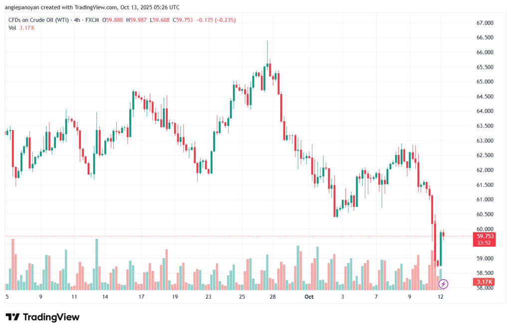 تحليل النفط CRUDE OIL -13-10-2025
