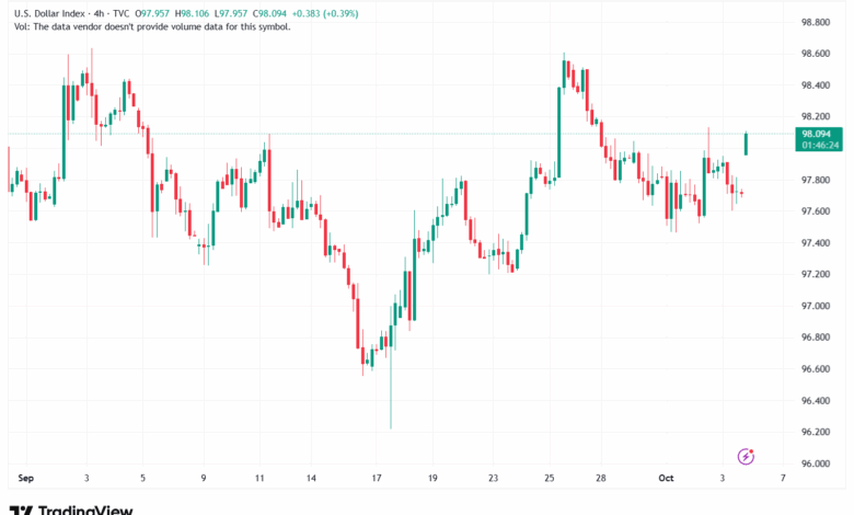 تحليل مؤشر الدولار الامريكي- Dollar Index (DXY)-6102025