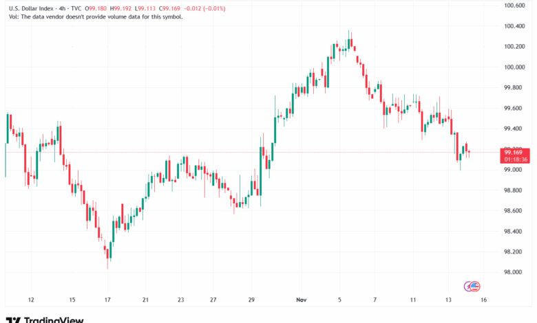 تحليل مؤشر الدولار الامريكي- Dollar Index (DXY)-14/11/2025