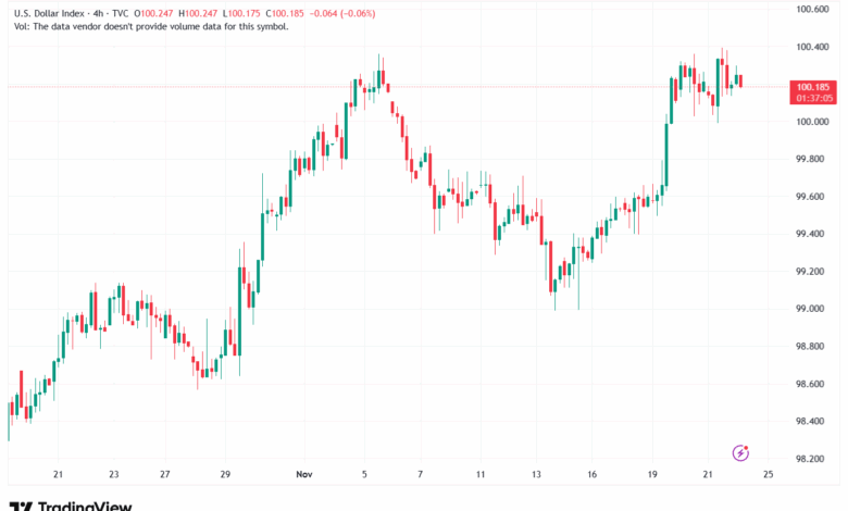 تحليل مؤشر الدولار الامريكي- Dollar Index (DXY)-24/11/2025