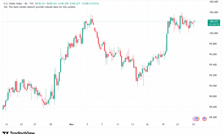تحليل مؤشر الدولار الامريكي- Dollar Index (DXY)-25/11/2025