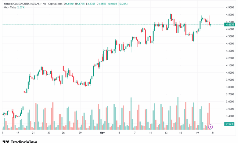 تحليل الغاز الطبيعي NATURAL GAS 21-11-2025