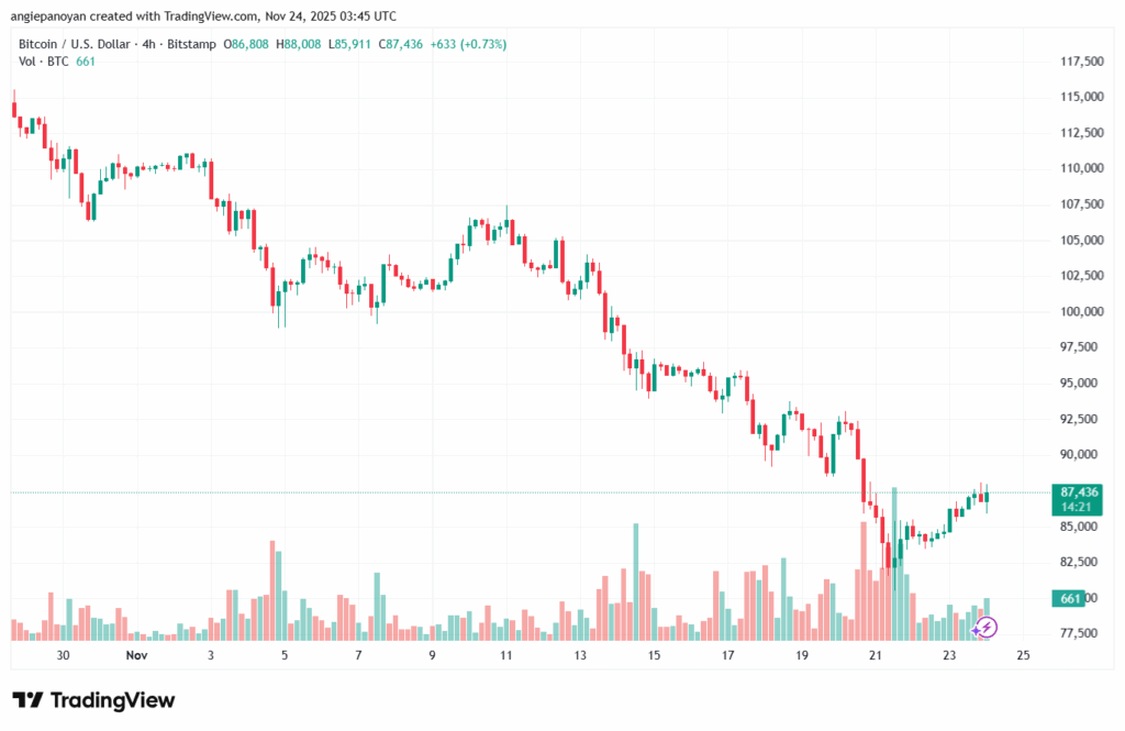 تحليل البتكوين دولار BTCUSD-24-11-2025