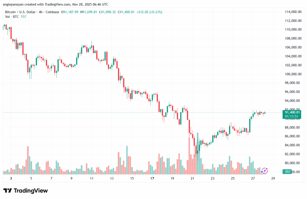 تحليل البتكوين دولار BTCUSD-28-11-2025