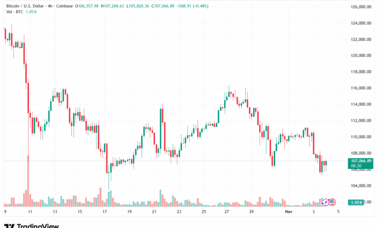 تحليل البتكوين دولار BTCUSD-4-11-2025