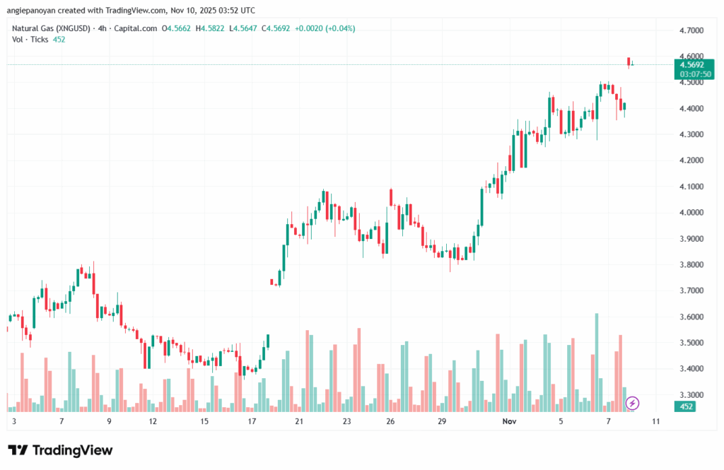 تحليل الغاز الطبيعي NATURAL GAS 10-11-2025