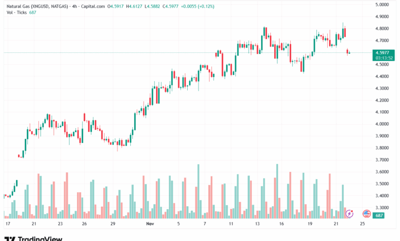 تحليل الغاز الطبيعي NATURAL GAS 24-11-2025