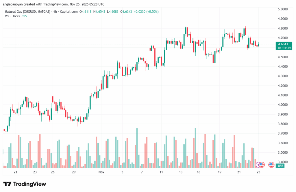 تحليل الغاز الطبيعي NATURAL GAS 25-11-2025