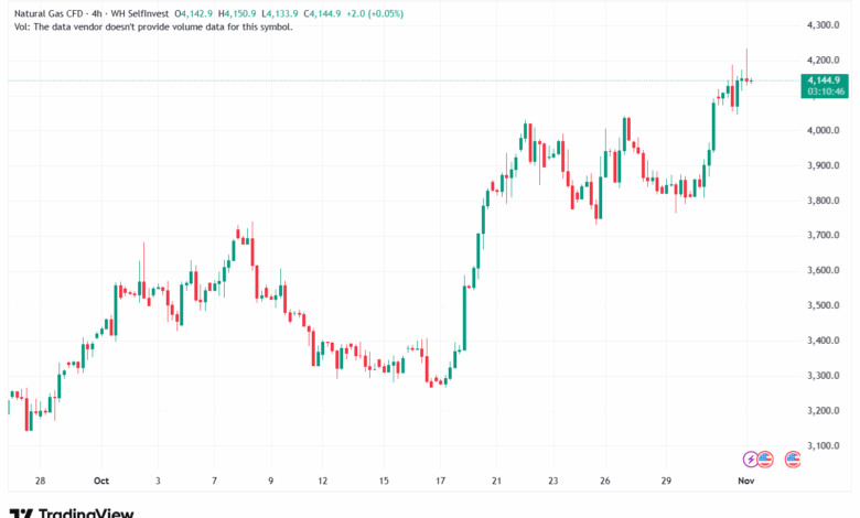 تحليل الغاز الطبيعي NATURAL GAS 3-11-2025