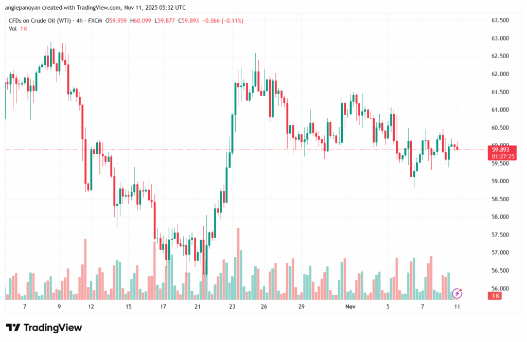 تحليل النفط CRUDE OIL -11-11-2025
