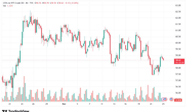تحليل النفط CRUDE OIL -25-11-2025