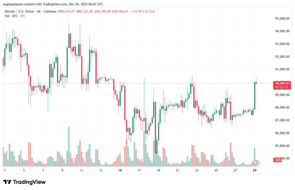 تحليل البتكوين دولار BTCUSD-29-12-2025