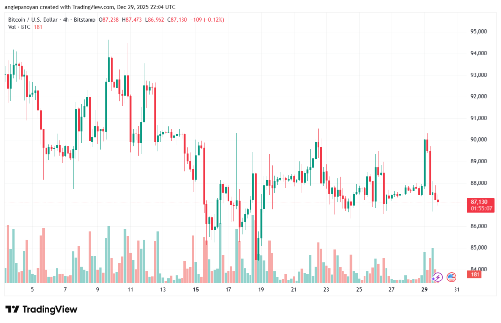 تحليل البتكوين دولار BTCUSD-30-12-2025