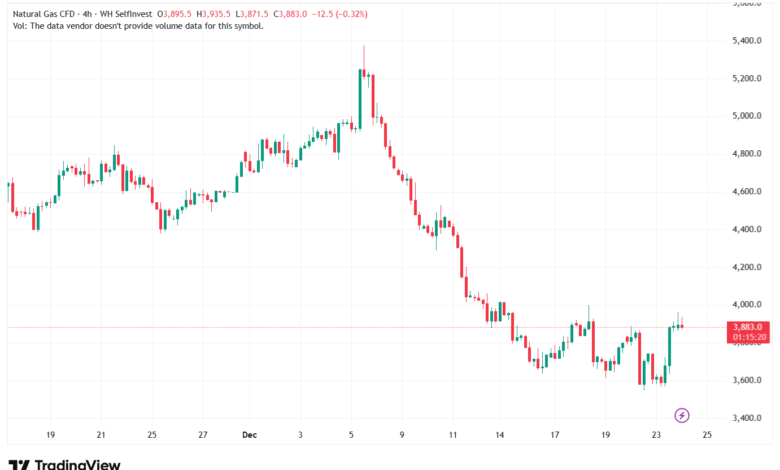 تحليل الغاز الطبيعي NATURAL GAS 24-12-2025