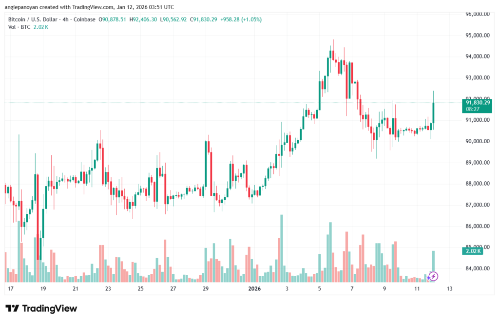 تحليل البتكوين دولار BTCUSD-12-1-2026