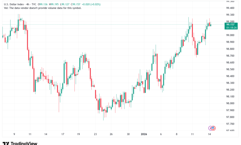 تحليل مؤشر الدولار الامريكي- Dollar Index (DXY)-14/1/2026