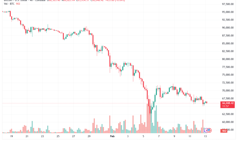 تحليل البتكوين دولار BTCUSD-13-02-2026