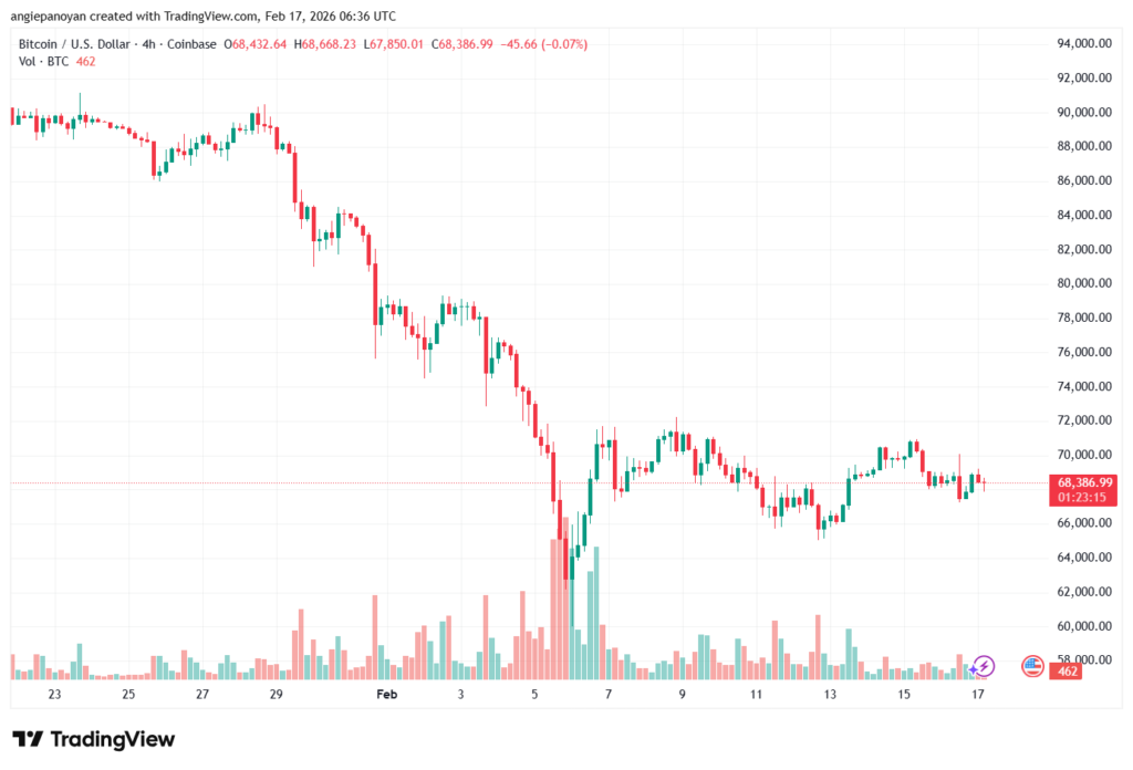 تحليل البتكوين دولار BTCUSD-17-02-2026