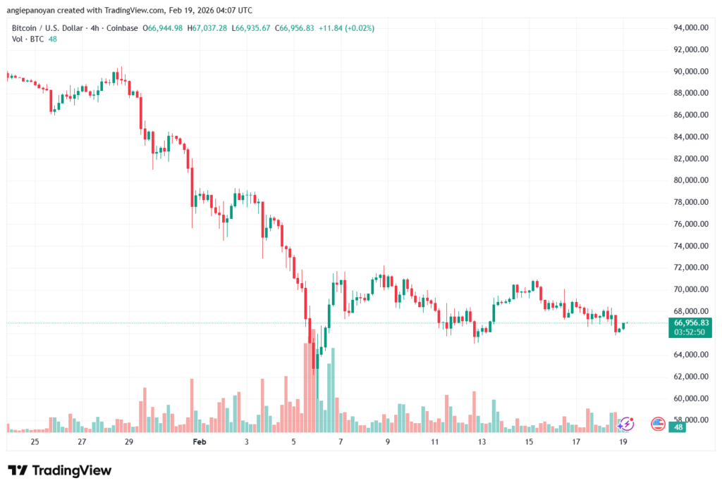 تحليل البتكوين دولار BTCUSD-19-02-2026