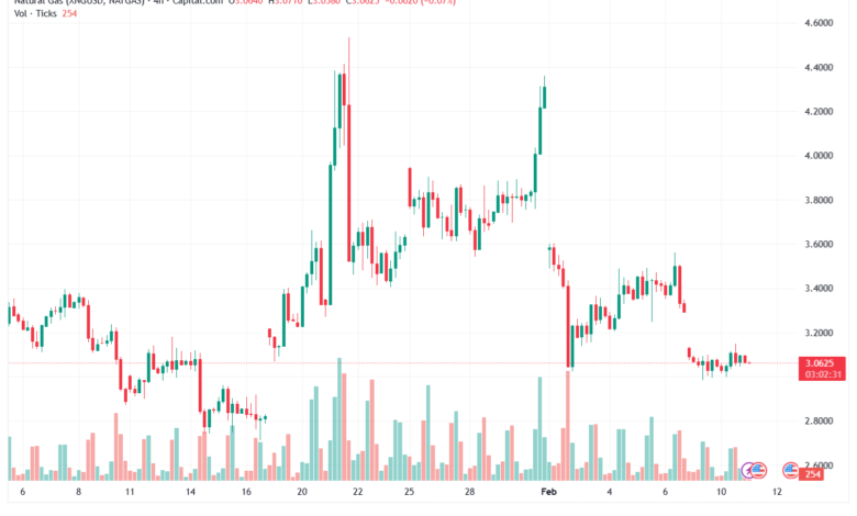 تحليل الغاز الطبيعي NATURAL GAS 11-02-2026
